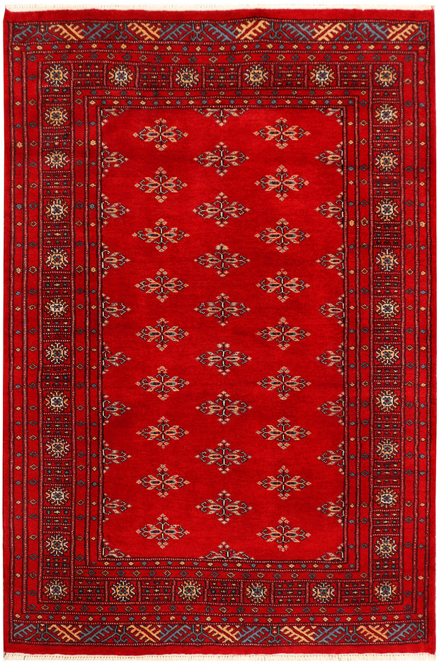 Dark Red Butterfly 4' 2 x 6' 1 - No. 41246 - ALRUG Rug Store