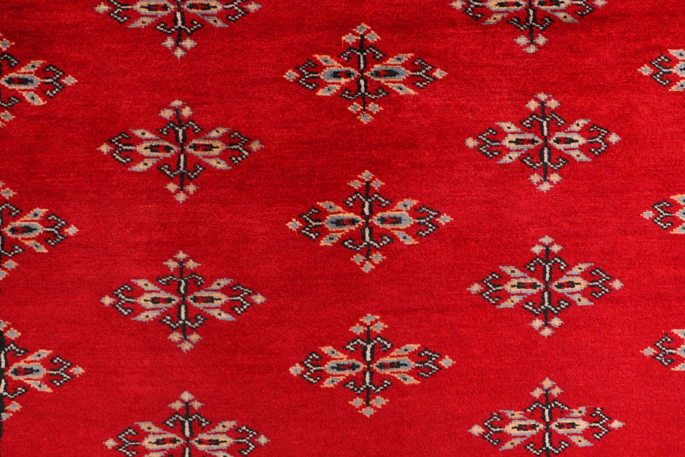 Dark Red Butterfly 4' 1 x 5' 10 - No. 41252 - ALRUG Rug Store