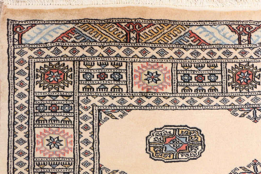 Tan Bokhara 4' 1 x 6' 2 - No. 41255 - ALRUG Rug Store