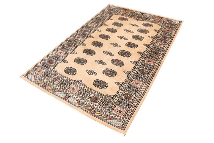 Tan Bokhara 4' 1 x 6' 2 - No. 41255 - ALRUG Rug Store