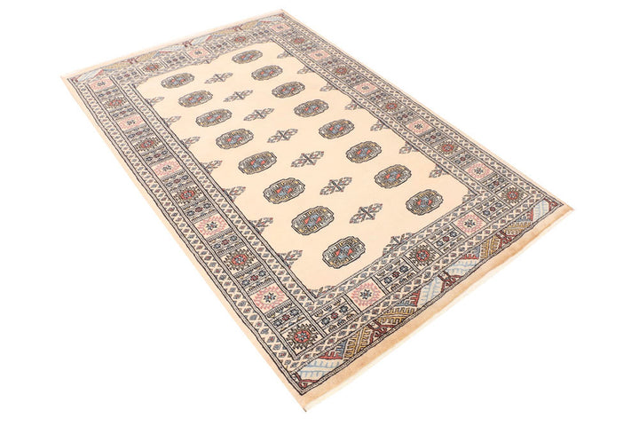 Tan Bokhara 4' 1 x 6' 2 - No. 41255 - ALRUG Rug Store