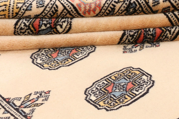 Tan Bokhara 4' 1 x 6' 2 - No. 41255 - ALRUG Rug Store