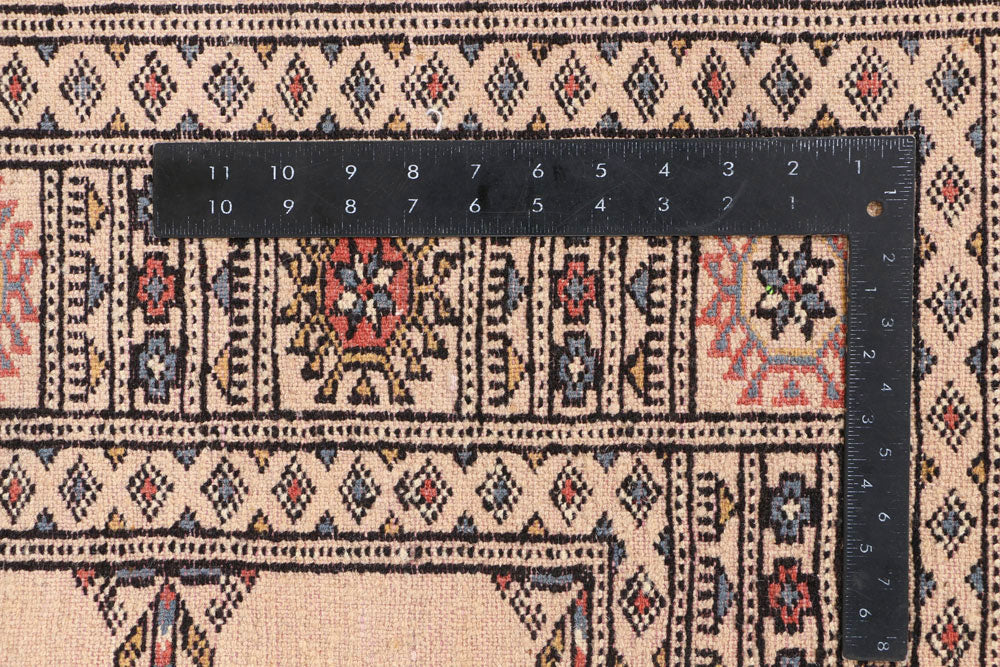 Tan Bokhara 4' 1 x 6' 2 - No. 41255 - ALRUG Rug Store