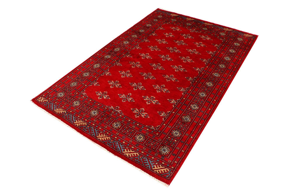 Dark Red Butterfly 4' 2 x 6' 3 - No. 41262 - ALRUG Rug Store