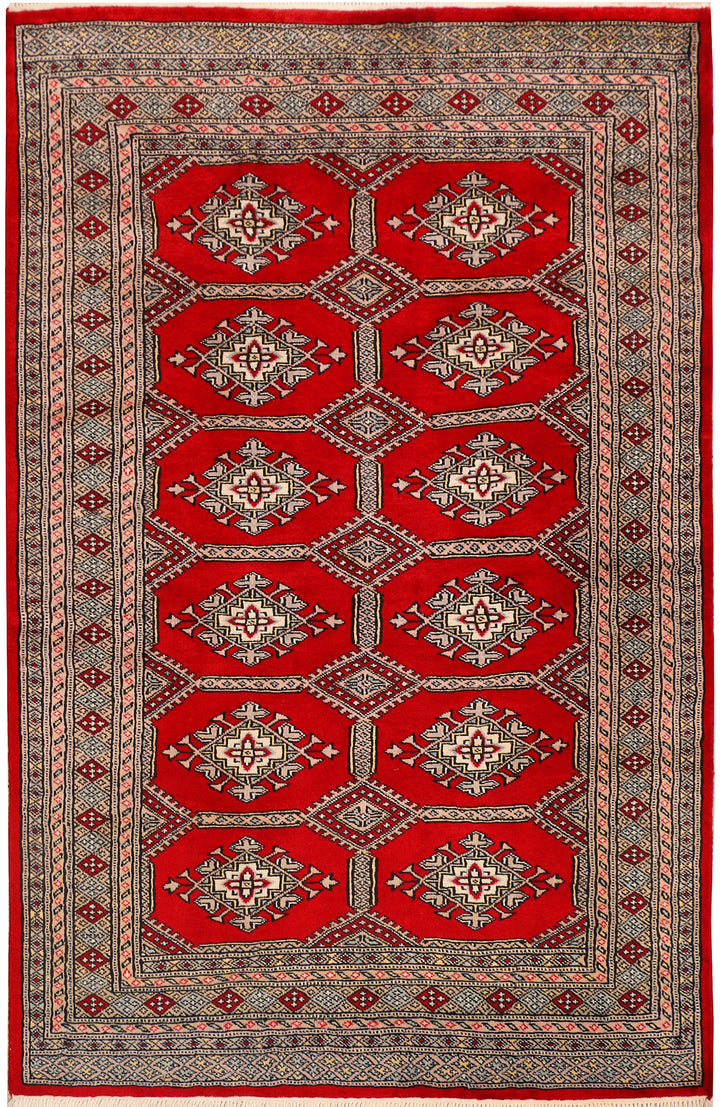 Dark Red Jaldar 4' 1 x 6' 4 - No. 41269 - ALRUG Rug Store