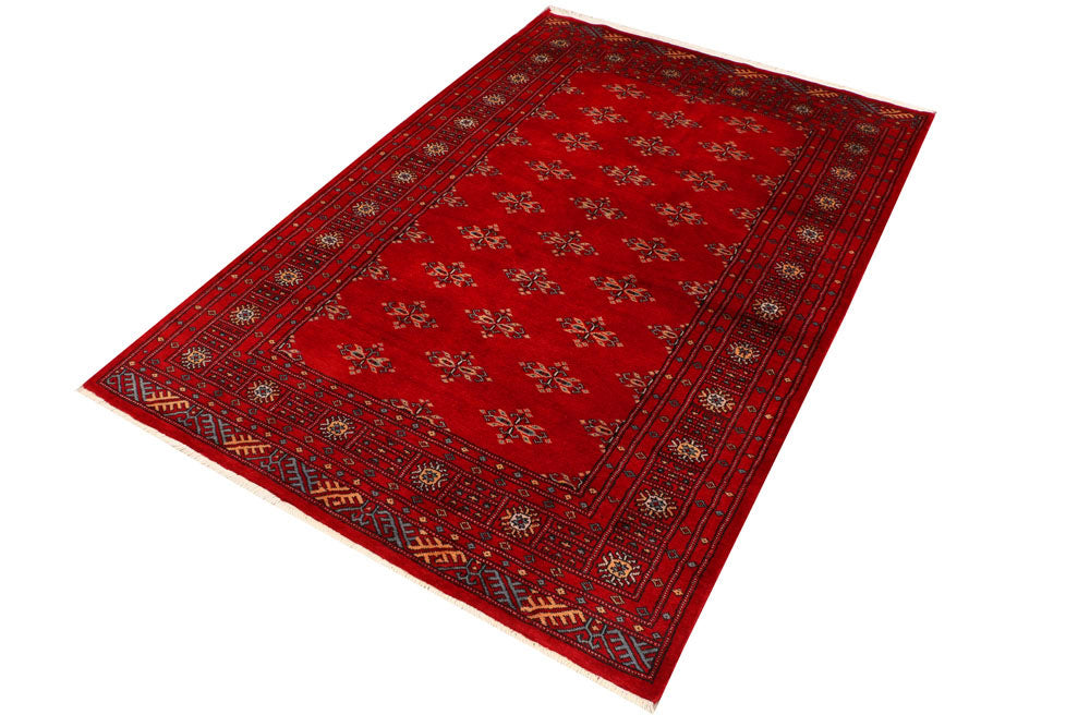 Dark Red Butterfly 3' 11 x 6' 1 - No. 41276 - ALRUG Rug Store