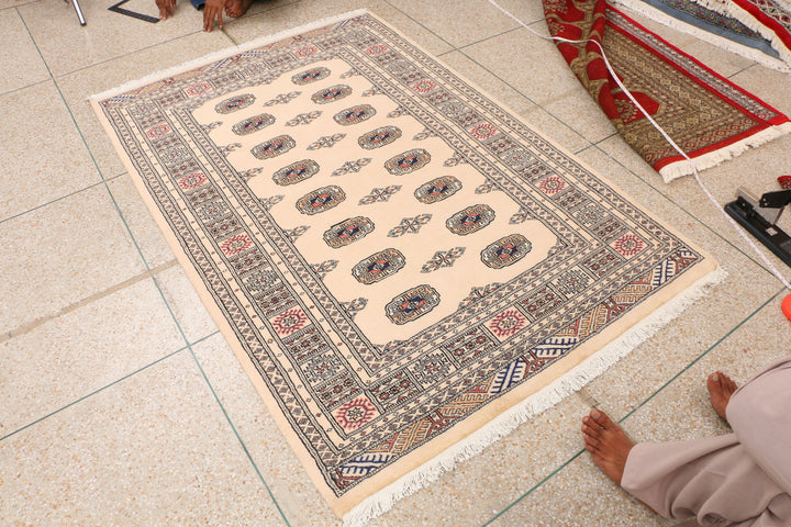 Wheat Bokhara 4' 1 x 6' - No. 41279 - ALRUG Rug Store