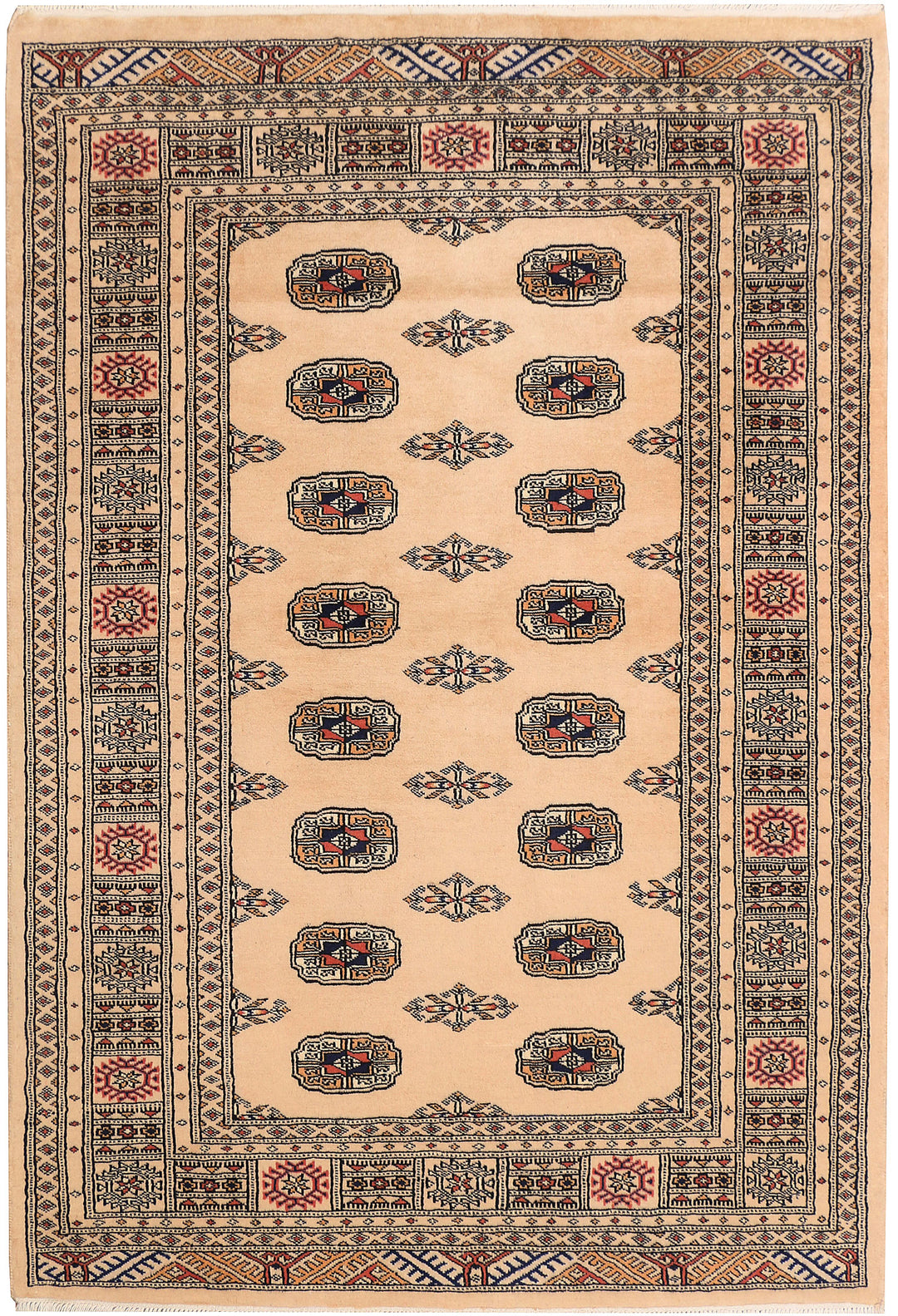Wheat Bokhara 4' 1 x 6' - No. 41279 - ALRUG Rug Store