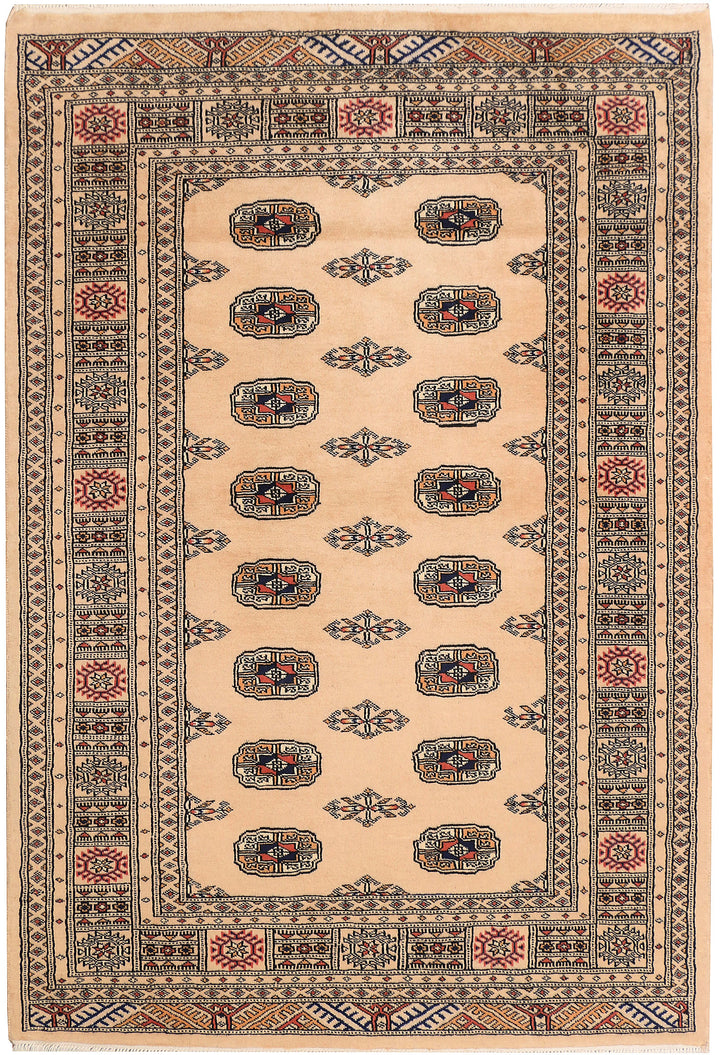 Wheat Bokhara 4' 1 x 6' - No. 41279 - ALRUG Rug Store