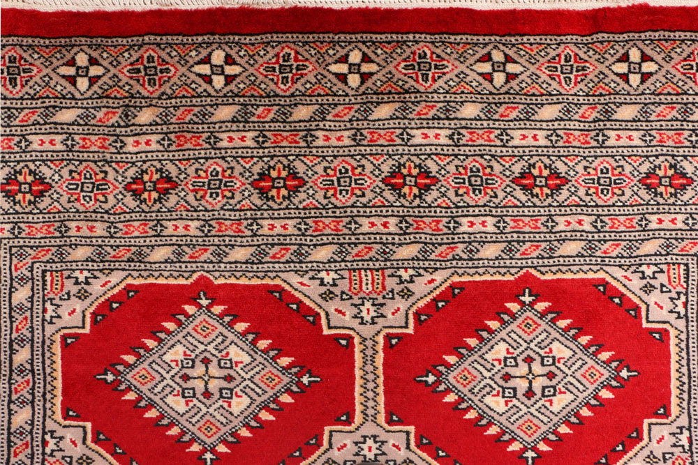 Dark Red Jaldar 4' 2 x 6' 6 - No. 41284 - ALRUG Rug Store