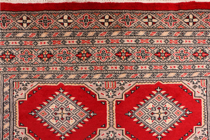 Dark Red Jaldar 4' 2 x 6' 6 - No. 41284 - ALRUG Rug Store