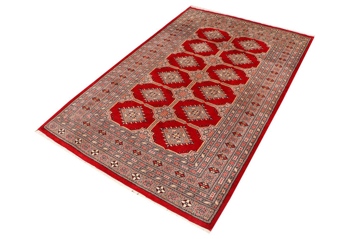 Dark Red Jaldar 4' 2 x 6' 6 - No. 41284 - ALRUG Rug Store