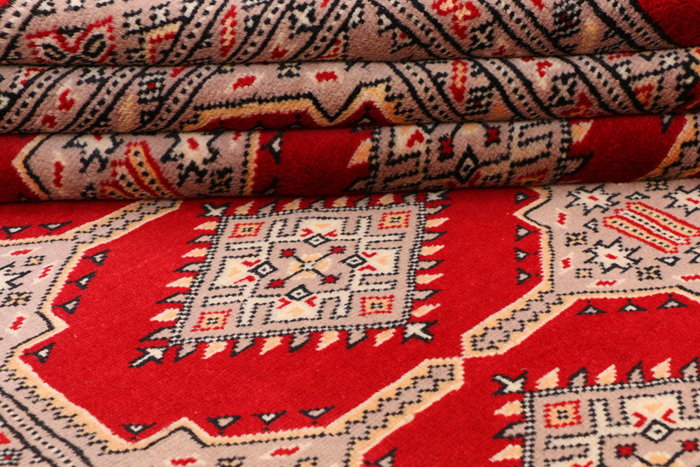 Dark Red Jaldar 4' 2 x 6' 6 - No. 41284 - ALRUG Rug Store