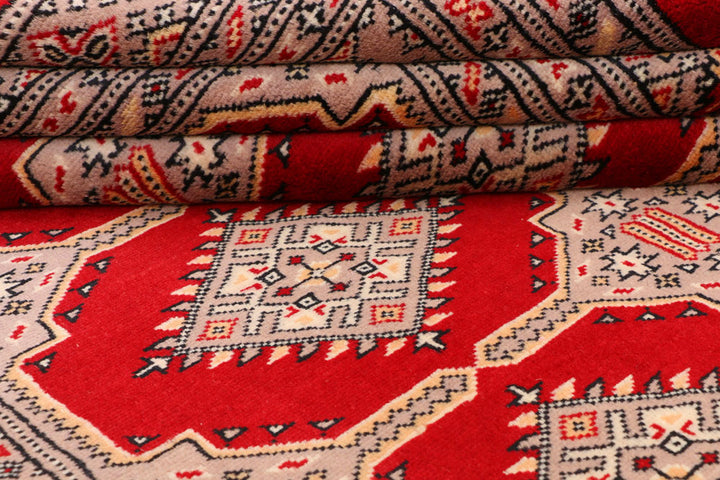 Dark Red Jaldar 4' 2 x 6' 6 - No. 41284 - ALRUG Rug Store