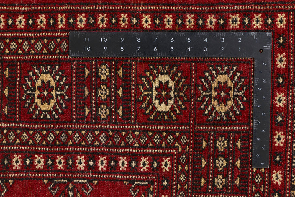 Dark Red Bokhara 4' 5 x 6' 8 - No. 41323 - ALRUG Rug Store