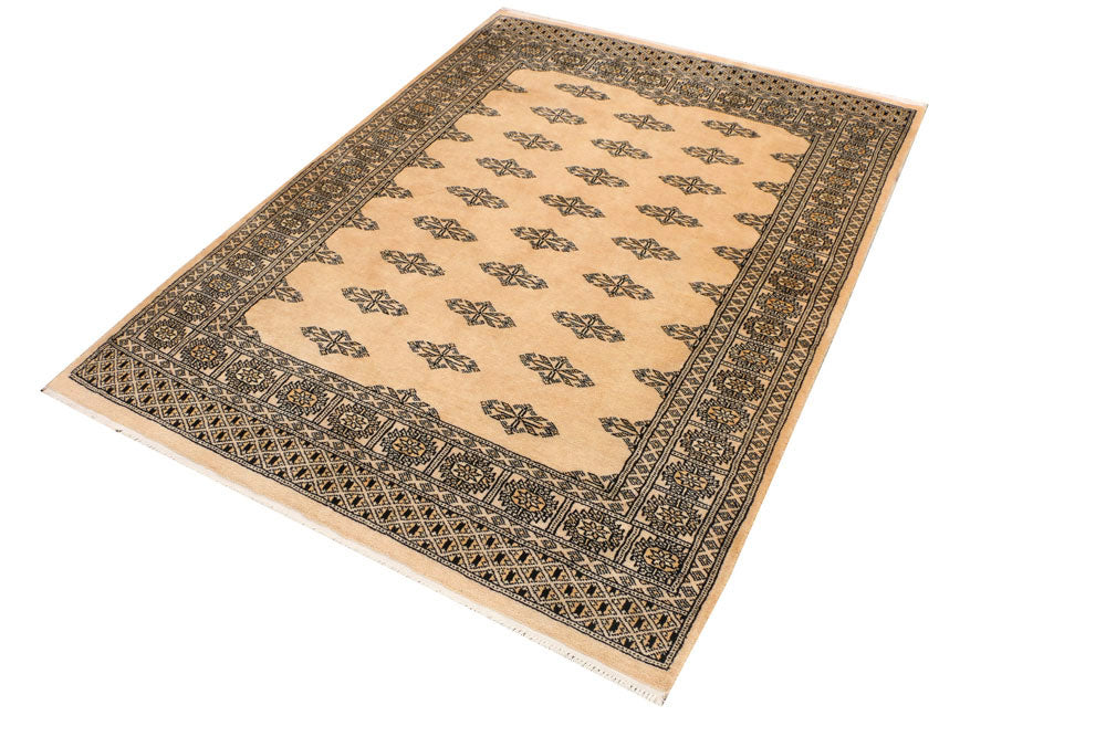 Tan Butterfly 4' 6 x 6' 1 - No. 41324 - ALRUG Rug Store
