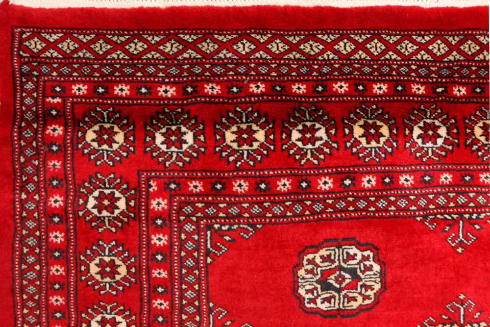 Dark Red Bokhara 4' 6 x 7' 3 - No. 41350 - ALRUG Rug Store