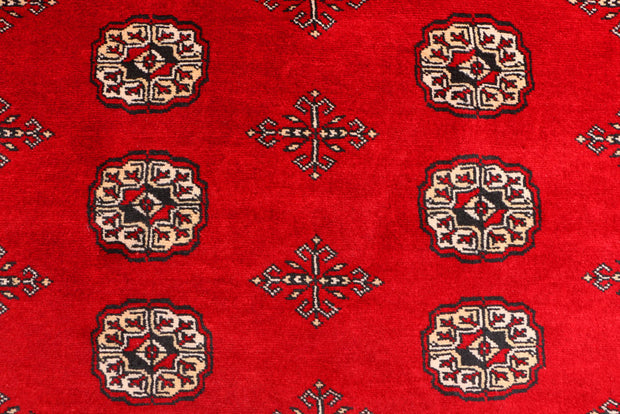 Dark Red Bokhara 4' 6 x 7' 3 - No. 41350 - ALRUG Rug Store