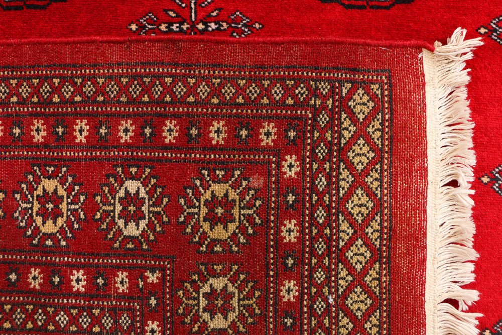Dark Red Bokhara 4' 6 x 7' 3 - No. 41350 - ALRUG Rug Store