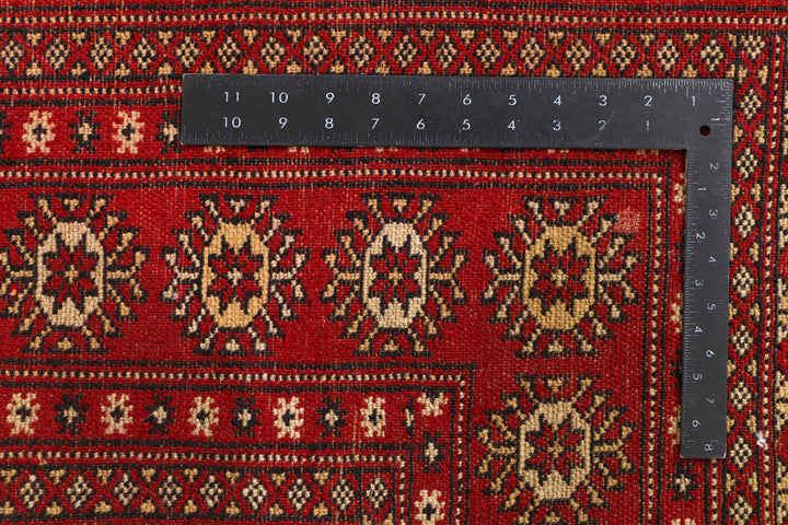 Dark Red Bokhara 4' 6 x 7' 3 - No. 41350 - ALRUG Rug Store