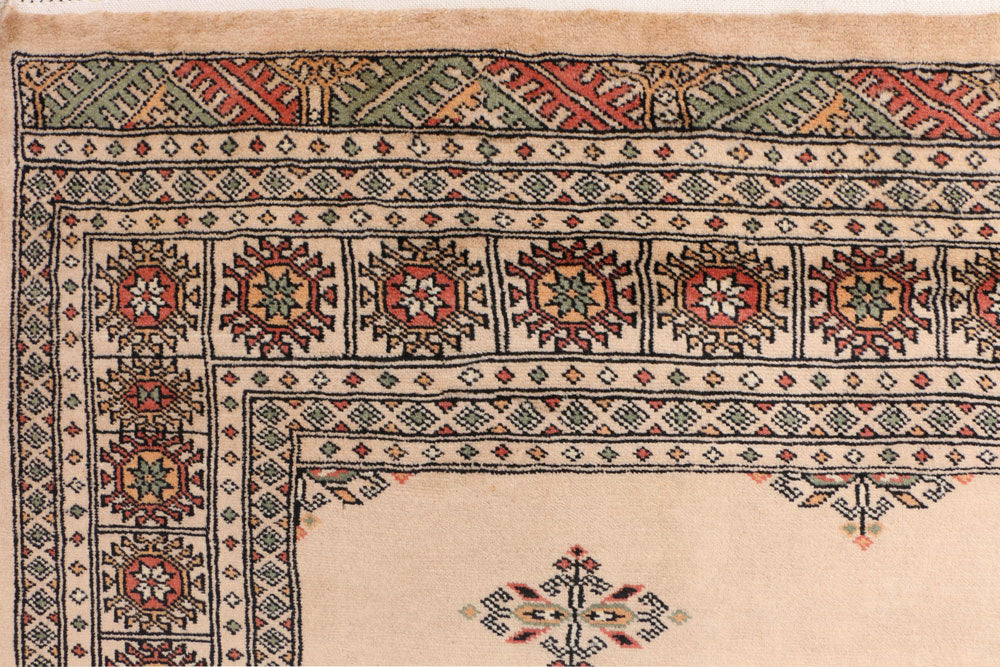 Tan Butterfly 4' 6 x 6' 3 - No. 41368 - ALRUG Rug Store