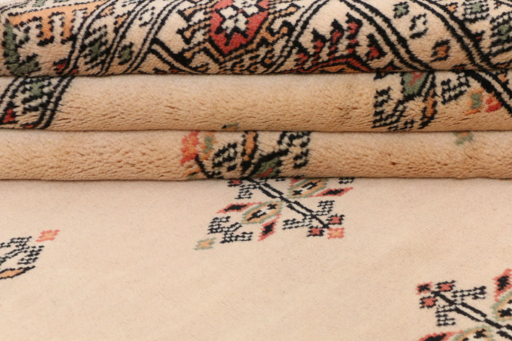 Tan Butterfly 4' 6 x 6' 3 - No. 41368 - ALRUG Rug Store