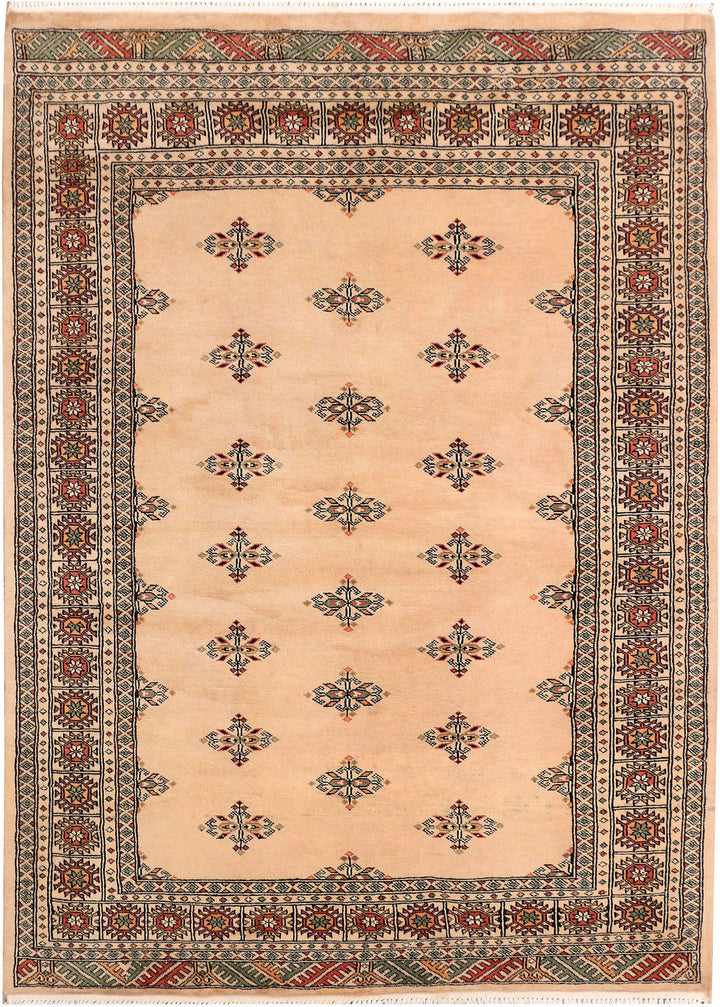 Tan Butterfly 4' 6 x 6' 3 - No. 41368 - ALRUG Rug Store