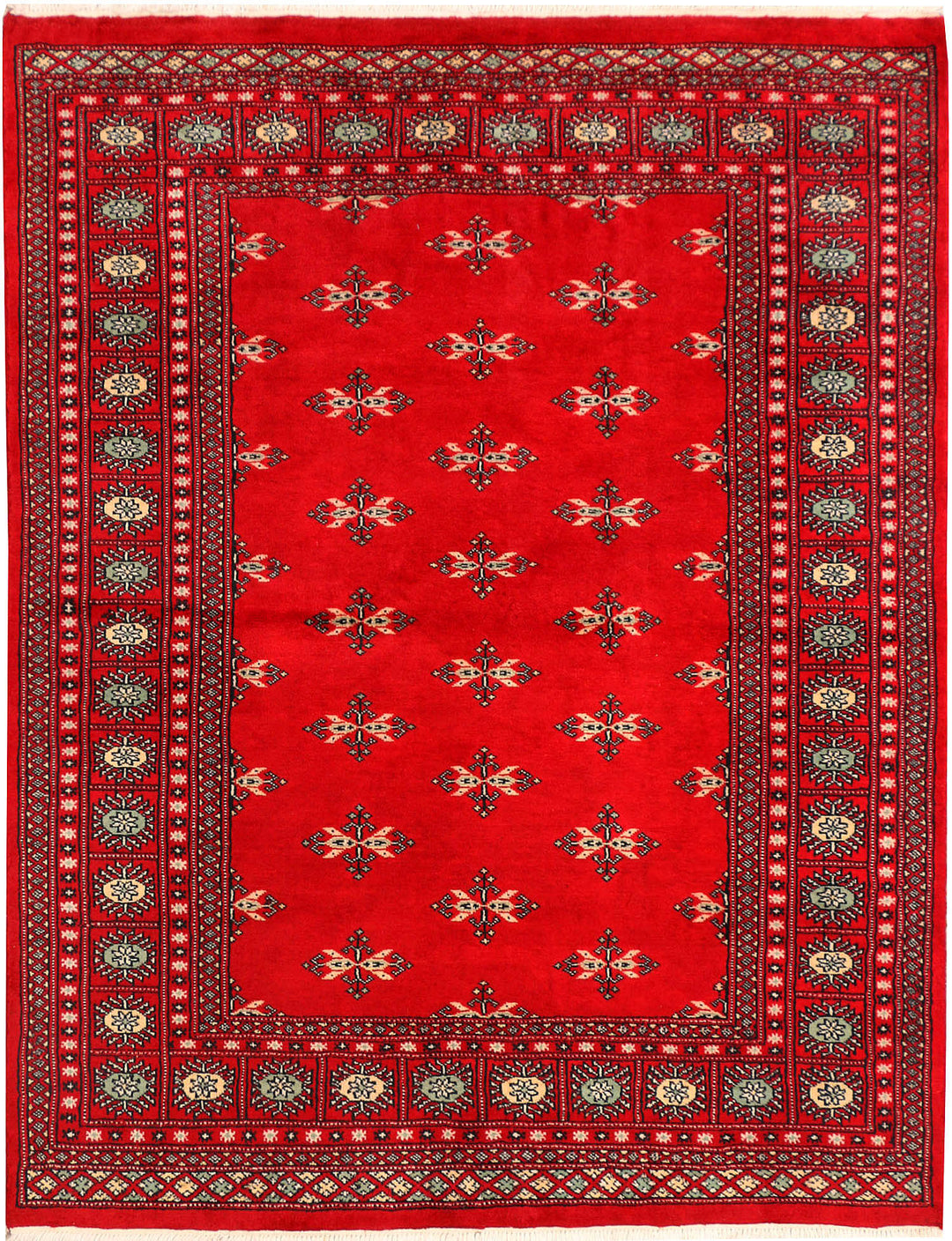 Red Butterfly 4' 6 x 5' 10 - No. 41379 - ALRUG Rug Store