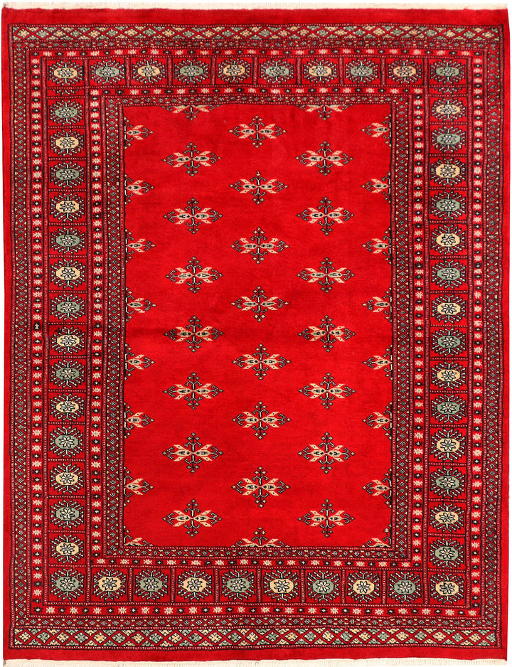 Red Butterfly 4' 6 x 5' 10 - No. 41379 - ALRUG Rug Store