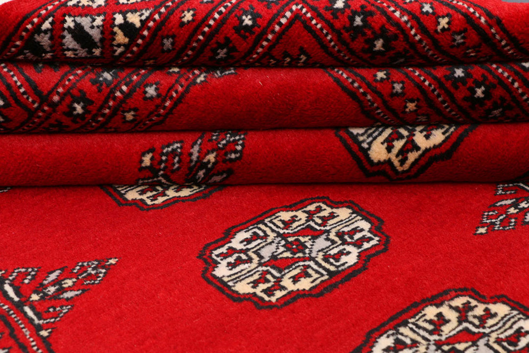 Red Bokhara 4'  5" x 6' " - No. QA69581