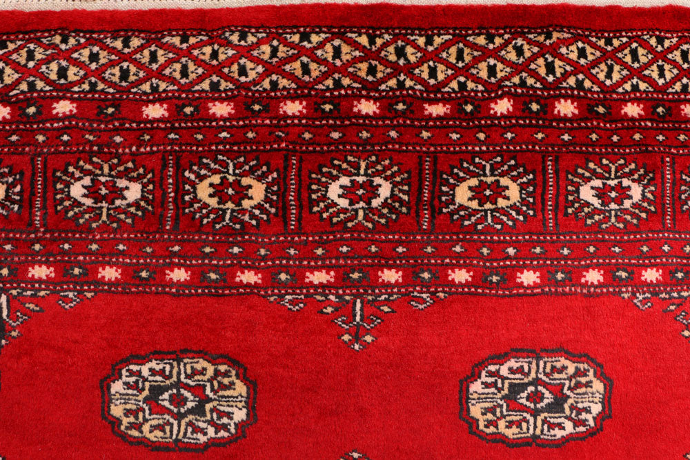 Red Bokhara 4' 7 x 6' 7 - No. 41396 - ALRUG Rug Store