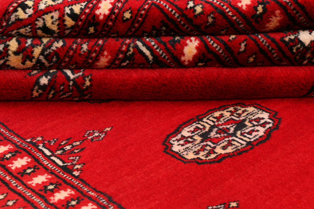 Red Bokhara 4' 7 x 6' 7 - No. 41396 - ALRUG Rug Store