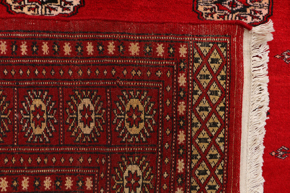 Red Bokhara 4' 7 x 6' 7 - No. 41396 - ALRUG Rug Store