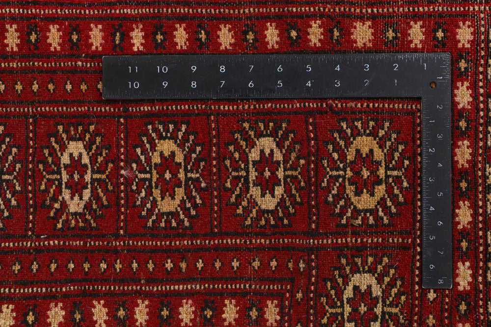 Red Bokhara 4' 7 x 6' 7 - No. 41396 - ALRUG Rug Store
