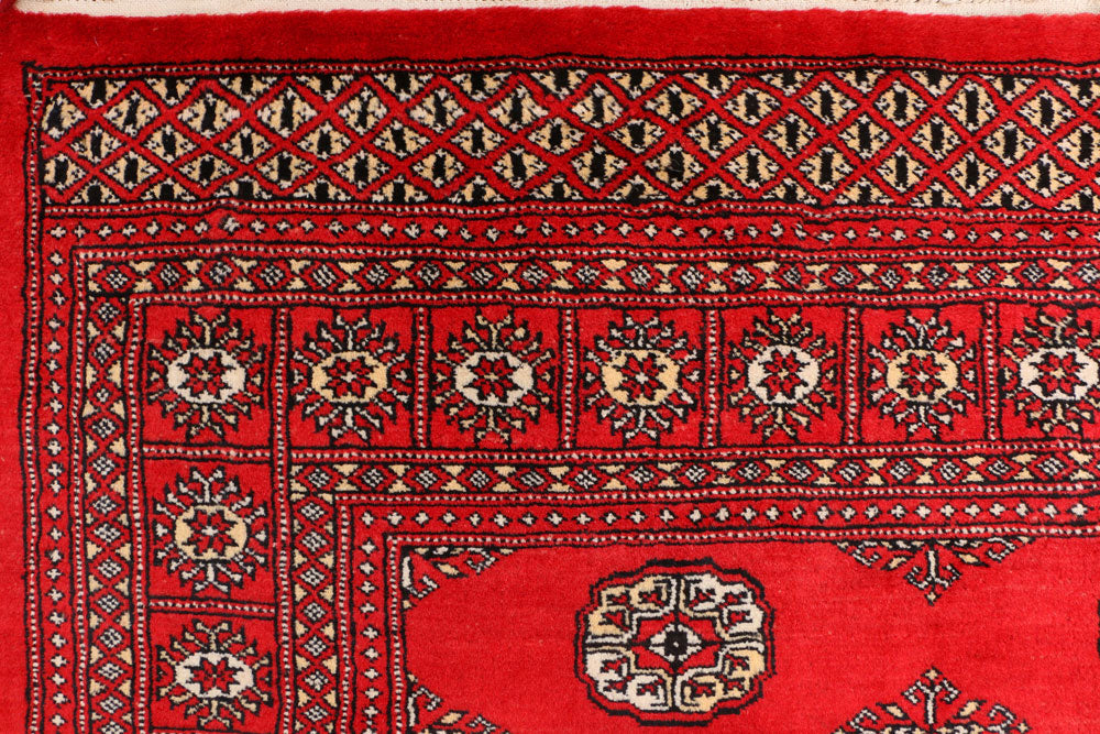 Red Bokhara 4' 7 x 6' 7 - No. 41400 - ALRUG Rug Store