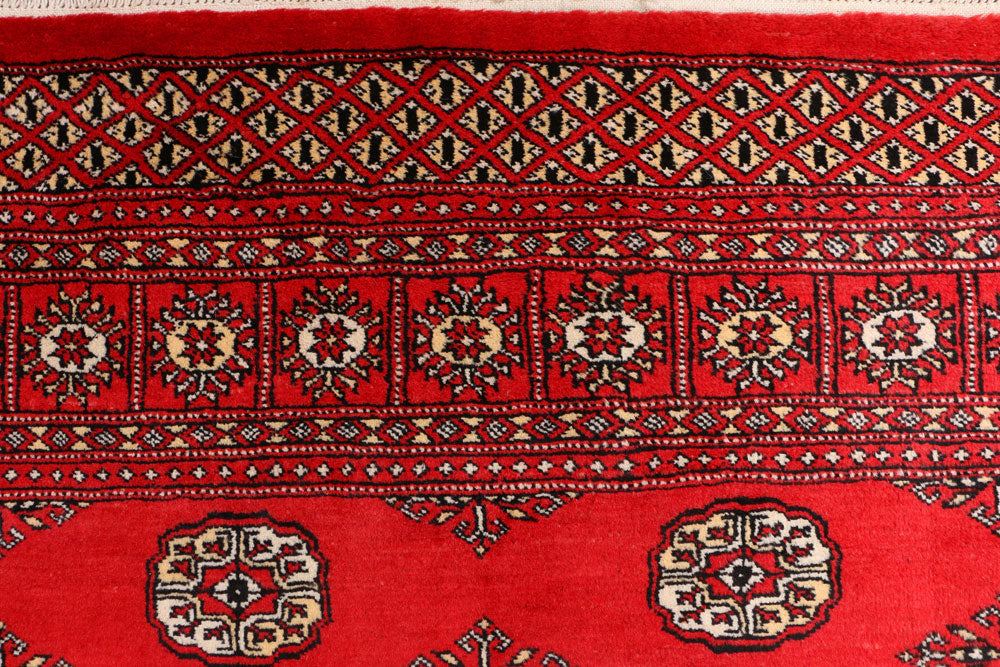 Red Bokhara 4' 7 x 6' 7 - No. 41400 - ALRUG Rug Store