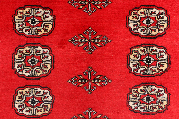 Red Bokhara 4' 7 x 6' 7 - No. 41400 - ALRUG Rug Store