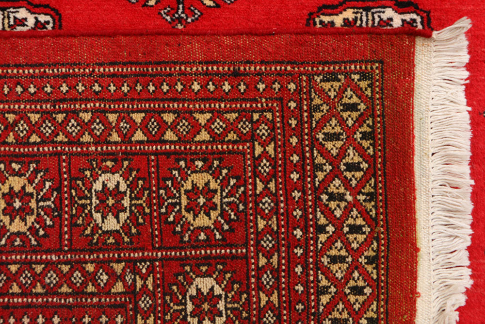 Red Bokhara 4' 7 x 6' 7 - No. 41400 - ALRUG Rug Store