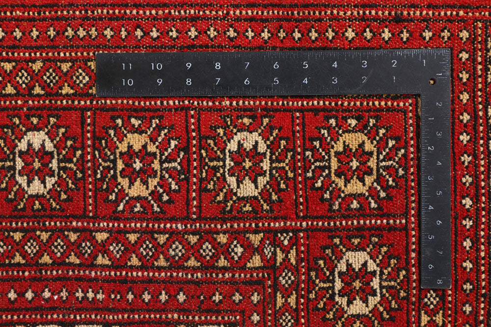 Red Bokhara 4' 7 x 6' 7 - No. 41400 - ALRUG Rug Store