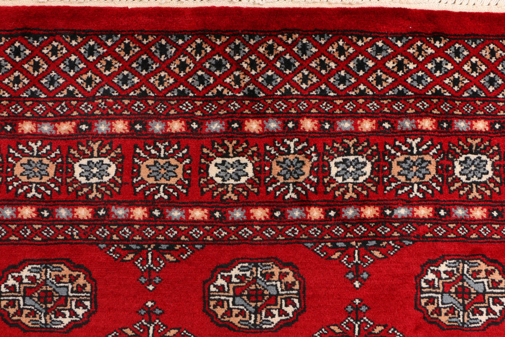 Dark Red Bokhara 4' 7 x 6' 6 - No. 41401 - ALRUG Rug Store