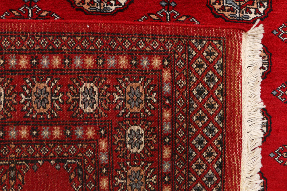 Dark Red Bokhara 4' 7 x 6' 6 - No. 41401 - ALRUG Rug Store