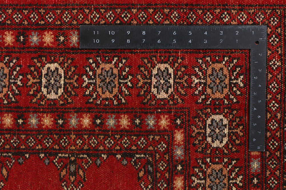 Dark Red Bokhara 4' 7 x 6' 6 - No. 41401 - ALRUG Rug Store