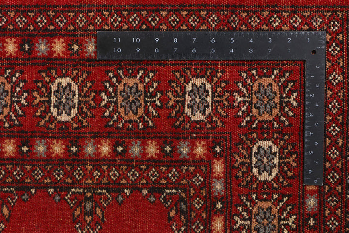 Dark Red Bokhara 4' 7 x 6' 6 - No. 41401 - ALRUG Rug Store