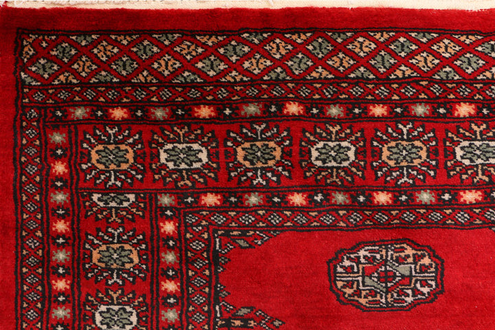 Red Bokhara 4' 6 x 6' 6 - No. 41405 - ALRUG Rug Store