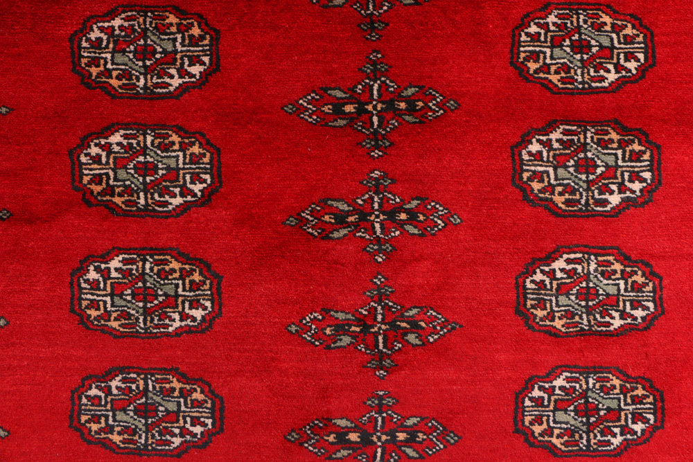 Red Bokhara 4' 6 x 6' 6 - No. 41405 - ALRUG Rug Store