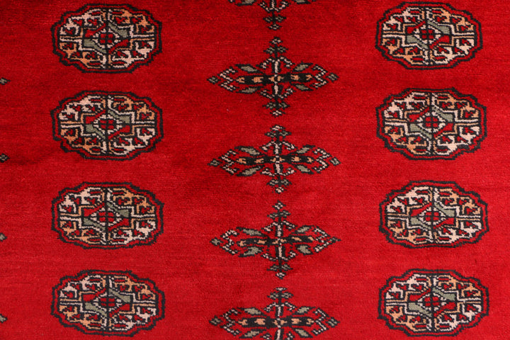 Red Bokhara 4' 6 x 6' 6 - No. 41405 - ALRUG Rug Store