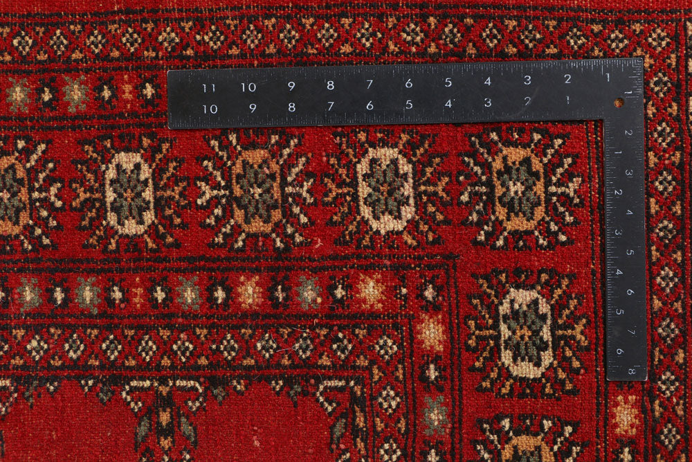 Red Bokhara 4' 6 x 6' 6 - No. 41405 - ALRUG Rug Store