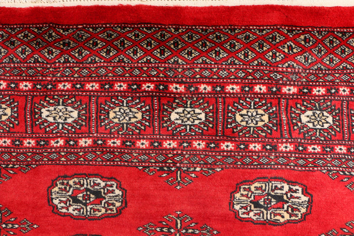 Red Bokhara 4' 6 x 6' 9 - No. 41406 - ALRUG Rug Store