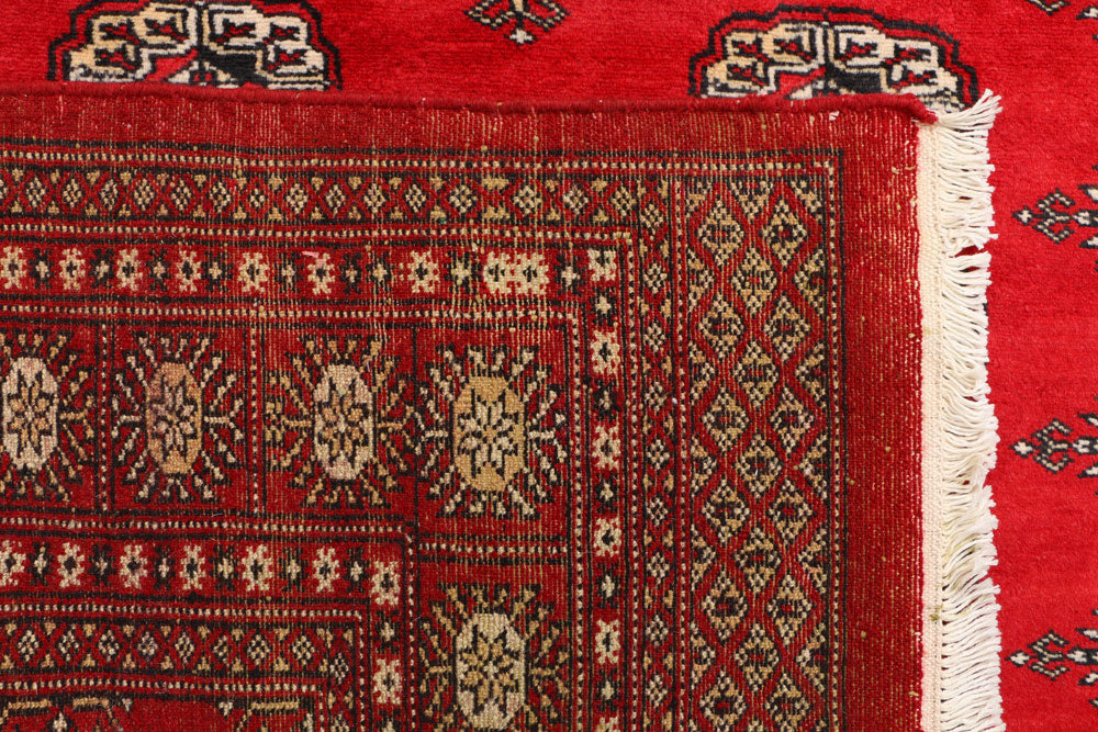 Red Bokhara 4' 6 x 6' 9 - No. 41406 - ALRUG Rug Store