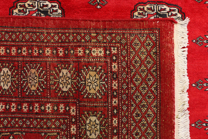 Red Bokhara 4' 6 x 6' 9 - No. 41406 - ALRUG Rug Store